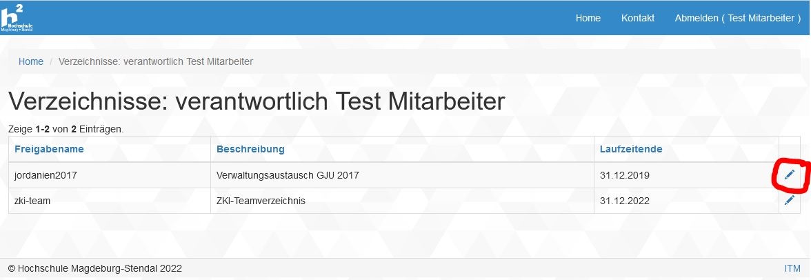 Self-Service-Portal für Teamverzeichnisse - ITM - wiki.h2.de